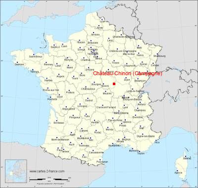 Carte de Château-Chinon (Campagne)